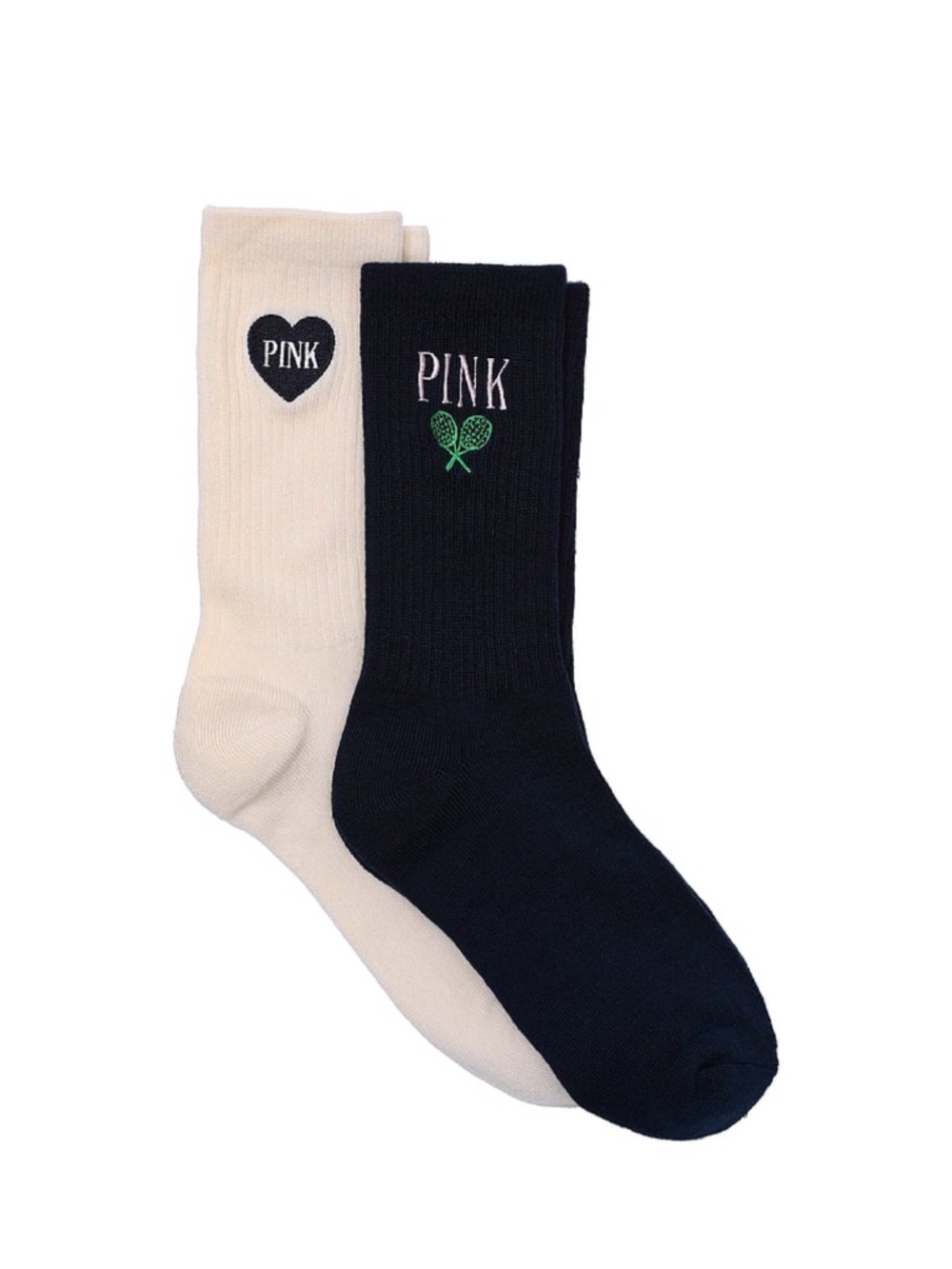 Victoria’s Secret PINK 2-pack Crew Socks